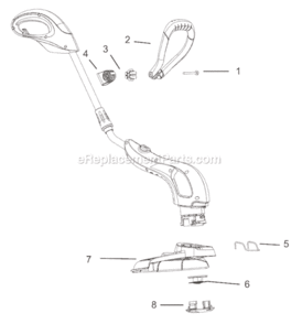 Page A Diagram and Parts List for WEEL-15TNE  Weed Eater Trimmer